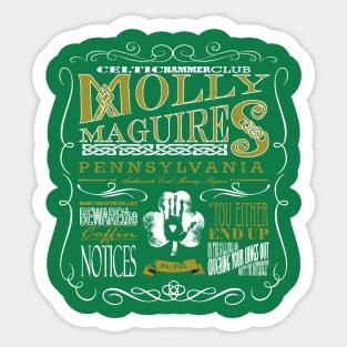 Molley Maguires Sticker